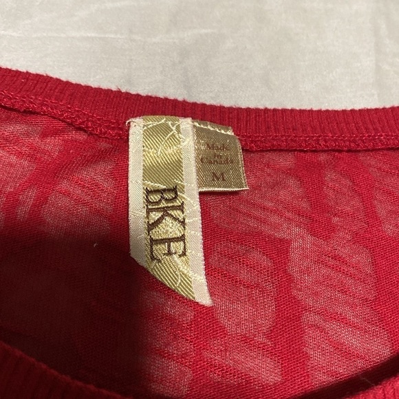 BKE women’s long sleeve sheer top size medium - Picture 2 of 7